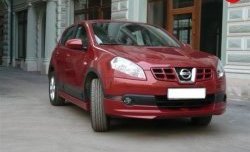 5 799 р. Накладка переднего бампера Городская Легенда Nissan Qashqai 1 дорестайлинг (2007-2010) (Неокрашенная)  с доставкой в г. Кемерово. Увеличить фотографию 2