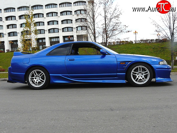 11 649 р. Пороги накладки DoLuck Nissan Skyline R33 (1993-1998) (Неокрашенные)  с доставкой в г. Кемерово