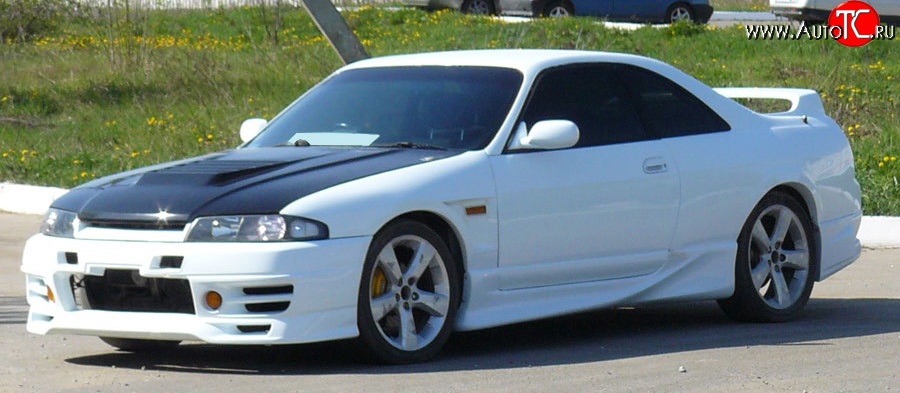10 549 р. Передний бампер Drift style Nissan Skyline R33 (1993-1998) (Неокрашенный)  с доставкой в г. Кемерово