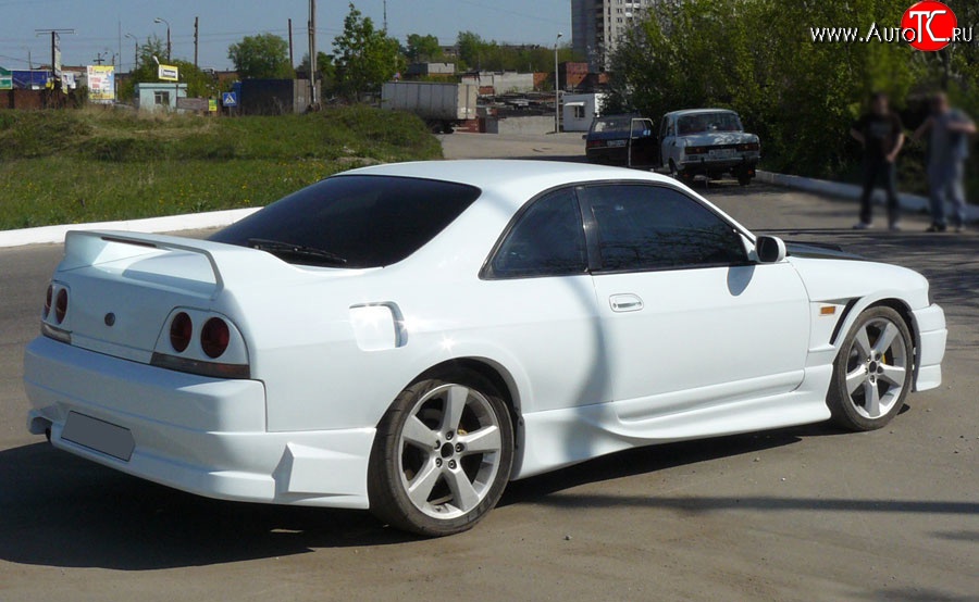 9 549 р. Задний бампер Drift style Nissan Skyline R33 (1993-1998) (Неокрашенный)  с доставкой в г. Кемерово