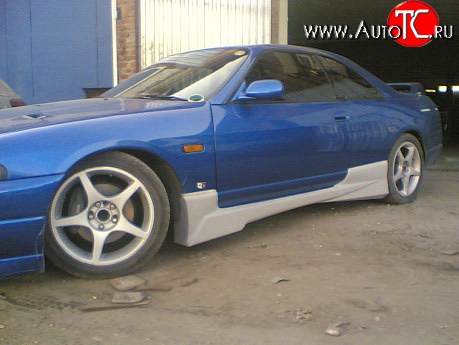 9 549 р. Пороги накладки GTR Nissan Skyline R33 (1993-1998) (Неокрашенные)  с доставкой в г. Кемерово