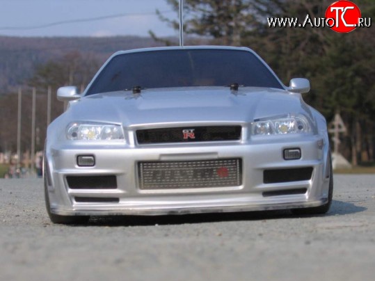 10 549 р. Передний бампер Nismo Nissan Skyline R34 (1999-2002) (Неокрашенный)  с доставкой в г. Кемерово