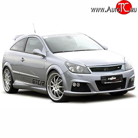 2 499 р. Решётка радиатора Lumma 2 Opel Astra H GTC хэтчбек 3 дв. рестайлинг (2006-2011) (Неокрашенная)  с доставкой в г. Кемерово
