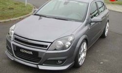 5 999 р. Решётка радиатора Luxemaul Opel Astra H хэтчбек 5дв дорестайлинг (2004-2007) (Неокрашенная)  с доставкой в г. Кемерово. Увеличить фотографию 2