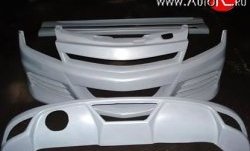 10 499 р. Передний бампер Rieger Opel Astra H седан дорестайлинг (2004-2007) (Неокрашенный)  с доставкой в г. Кемерово. Увеличить фотографию 2