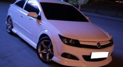 4 099 р. Пороги накладки Global Tuning  Opel Astra  H GTC (2004-2011) хэтчбек 3 дв. дорестайлинг, хэтчбек 3 дв. рестайлинг (Неокрашенные)  с доставкой в г. Кемерово. Увеличить фотографию 1