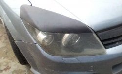 829 р. Реснички Global Tuning  Opel Astra ( H,  H GTC) (2004-2015) седан дорестайлинг, универсал, хэтчбек 3 дв. дорестайлинг, хэтчбек 5дв дорестайлинг, хэтчбек 3 дв. рестайлинг, универсал рестайлинг, хэтчбек 5дв рестайлинг (Неокрашенные)  с доставкой в г. Кемерово. Увеличить фотографию 5