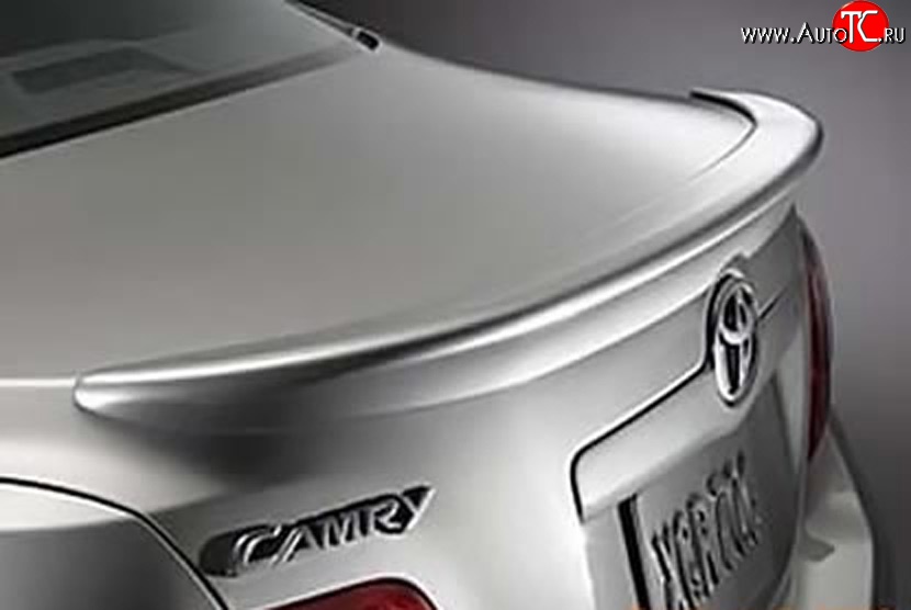 4 749 р. Лип спойлер SARONA Toyota Camry XV40 рестайлинг (2009-2011) (Неокрашенный)  с доставкой в г. Кемерово