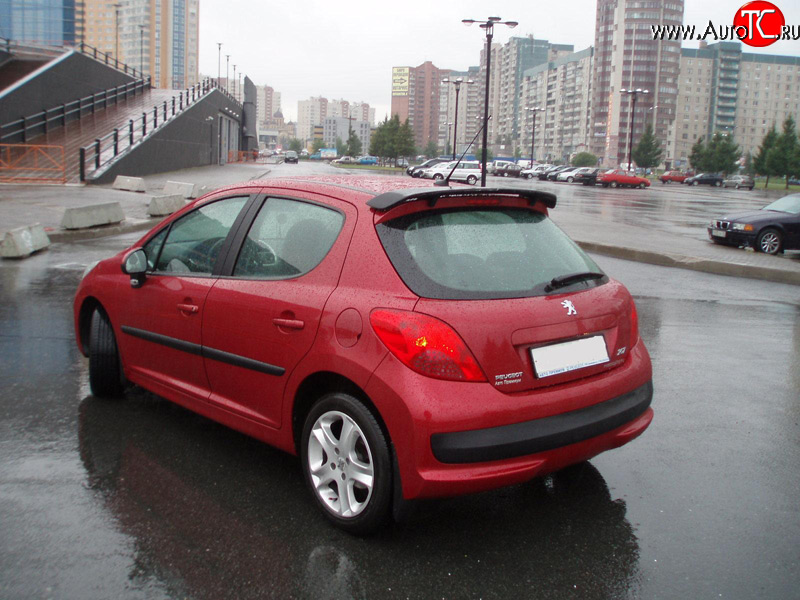 4 449 р. Спойлер FAST на Peugeot 207 WA хэтчбэк 3 дв. дорестайлинг (2006-2009)  с доставкой в г. Кемерово