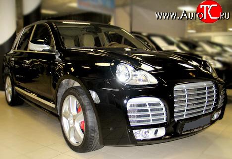 1 379 р. Реснички Magnum Style Porsche Cayenne 955 (2002-2006) (Неокрашенные)  с доставкой в г. Кемерово