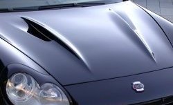 21 699 р. Пластиковый капот Techart Magnum I Porsche Cayenne 955 (2002-2006) (Неокрашенный)  с доставкой в г. Кемерово. Увеличить фотографию 2