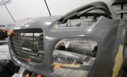 30 699 р. Передний бампер Techart Magnum I Porsche Cayenne 955 (2002-2006) (Неокрашенный)  с доставкой в г. Кемерово. Увеличить фотографию 6
