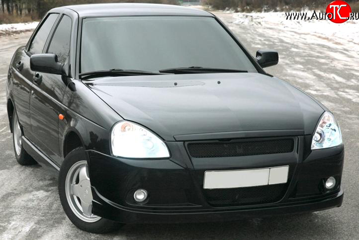4 099 р. Передний бампер Снайпер  Лада Приора ( 2170,  2171,  2172,  21728) (2007-2018) седан дорестайлинг, универсал дорестайлинг , хэтчбек дорестайлинг, купе дорестайлинг, купе рестайлинг, седан рестайлинг, универсал рестайлинг, хэтчбек рестайлин (Неокрашенный)  с доставкой в г. Кемерово