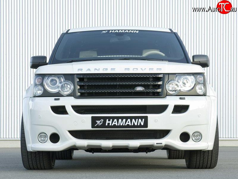 34 999 р. Передний бампер HAMMAN  Land Rover Range Rover Sport  1 L320 (2005-2009) дорестайлинг (Неокрашенный)  с доставкой в г. Кемерово