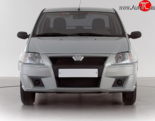 4 249 р. Передний бампер Классик 2 Renault Logan 1 дорестайлинг (2004-2010) (Неокрашенный)  с доставкой в г. Кемерово