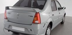 2 649 р. Спойлер Классик 2 Renault Logan 1 дорестайлинг (2004-2010) (Неокрашенный)  с доставкой в г. Кемерово. Увеличить фотографию 2