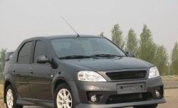 4 699 р. Пороги накладки Power DM 2  Renault Logan  1 (2010-2016) рестайлинг (Неокрашенные)  с доставкой в г. Кемерово. Увеличить фотографию 2