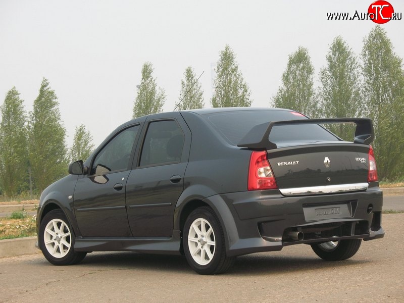 6 499 р. Спойлер Power DM 2  Renault Logan  1 (2010-2016) рестайлинг (Неокрашенный)  с доставкой в г. Кемерово