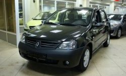 2 999 р. Передний бампер SAT Renault Logan 1 дорестайлинг (2004-2010) (Неокрашенный)  с доставкой в г. Кемерово. Увеличить фотографию 3