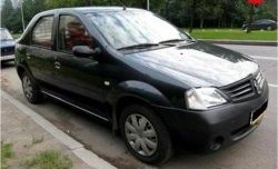 2 999 р. Передний бампер SAT Renault Logan 1 дорестайлинг (2004-2010) (Неокрашенный)  с доставкой в г. Кемерово. Увеличить фотографию 4