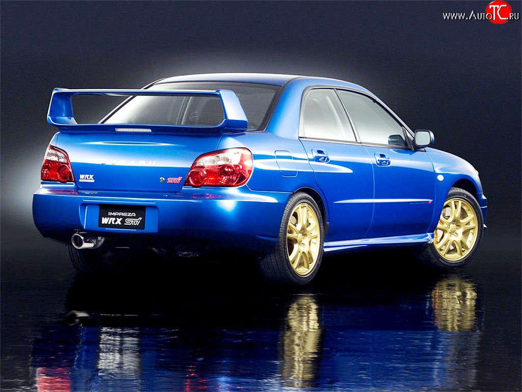6 599 р. Спойлер Subaru WRX Subaru Impreza GD седан дорестайлинг (2000-2002) (Неокрашенный)  с доставкой в г. Кемерово