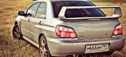 6 599 р. Спойлер Subaru WRX Subaru Impreza GD седан дорестайлинг (2000-2002) (Неокрашенный)  с доставкой в г. Кемерово. Увеличить фотографию 2