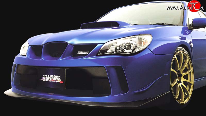 19 949 р. Передний бампер Zero Sport Subaru Impreza GE седан (2007-2012) (Неокрашенный)  с доставкой в г. Кемерово