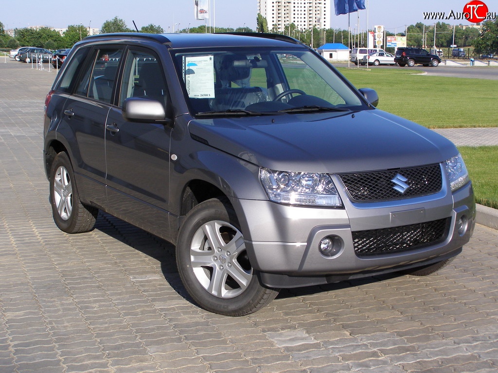 13 199 р. Передний бампер Standart Suzuki Grand Vitara JT 3 двери дорестайлинг (2005-2008)  с доставкой в г. Кемерово