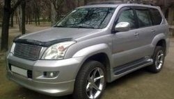 14 149 р. Пороги накладки Original Design  Toyota Land Cruiser Prado  J120 (2002-2009) (Неокрашенные)  с доставкой в г. Кемерово. Увеличить фотографию 3