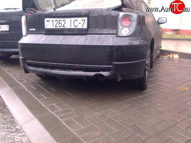 4 449 р. Накладка заднего бампера TRD Toyota Celica T230 (1999-2006)  с доставкой в г. Кемерово