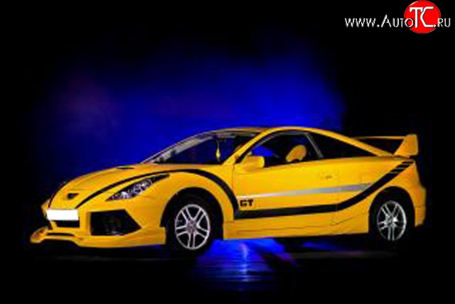 4 999 р. Накладка переднего бампера Gollardo Toyota Celica T230 (1999-2006)  с доставкой в г. Кемерово