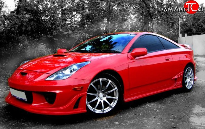 8 999 р. Передний бампер Dark Weber Toyota Celica T230 (1999-2006)  с доставкой в г. Кемерово