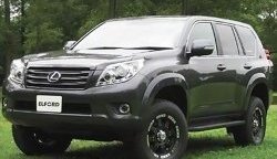 23 049 р. Арки крыльев ELFORD  Toyota Land Cruiser Prado  J150 (2009-2013) дорестайлинг (Неокрашенные)  с доставкой в г. Кемерово. Увеличить фотографию 1