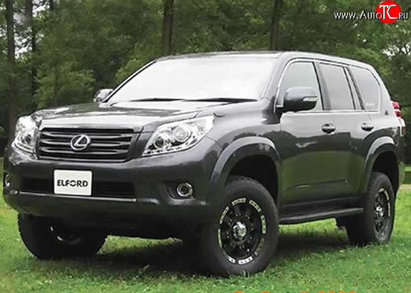 23 049 р. Арки крыльев ELFORD  Toyota Land Cruiser Prado  J150 (2009-2013) дорестайлинг (Неокрашенные)  с доставкой в г. Кемерово