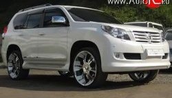 23 899 р. Передний бампер ELFORD  Toyota Land Cruiser Prado  J150 (2009-2013) дорестайлинг (Неокрашенный)  с доставкой в г. Кемерово. Увеличить фотографию 2