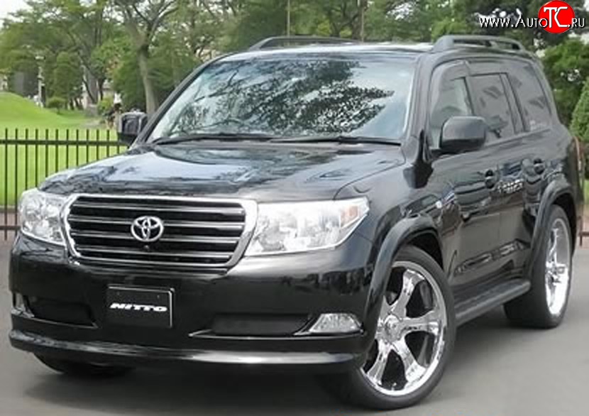 27 649 р. Передний бампер ELFORD Toyota Land Cruiser 200 дорестайлинг (2007-2012) (Неокрашенный)  с доставкой в г. Кемерово