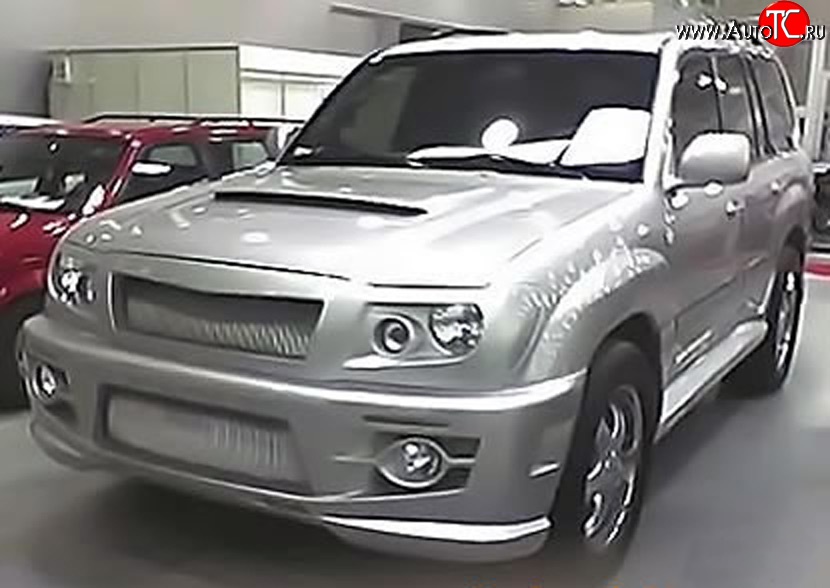 16 499 р. Передний бампер HUNTER Toyota Land Cruiser 100 дорестайлинг (1998-2002) (Неокрашенный)  с доставкой в г. Кемерово