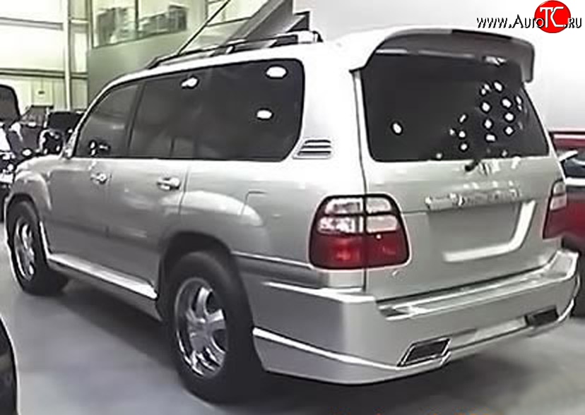 16 499 р. Задний бампер HUNTER Toyota Land Cruiser 100 дорестайлинг (1998-2002) (Неокрашенный)  с доставкой в г. Кемерово
