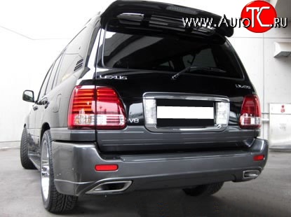27 649 р. Задний бампер ELFORD Toyota Land Cruiser 100 дорестайлинг (1998-2002) (Неокрашенный)  с доставкой в г. Кемерово