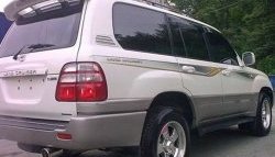 8 949 р. Спойлер Sport со стоп-сигналом Toyota Land Cruiser 100 1-ый рестайлинг (2002-2005) (Неокрашенный)  с доставкой в г. Кемерово. Увеличить фотографию 2