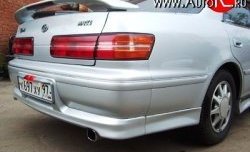 4 849 р. Накладка Concept на задний бампер Toyota Mark 2 X100 седан (1996-2000) (Неокрашенная)  с доставкой в г. Кемерово. Увеличить фотографию 2