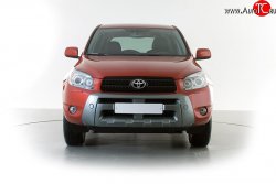 2 899 р. Накладка переднего бампера Toyota RAV4 XA305 5 дв. дорестайлинг (2005-2009) (Неокрашенная)  с доставкой в г. Кемерово. Увеличить фотографию 2