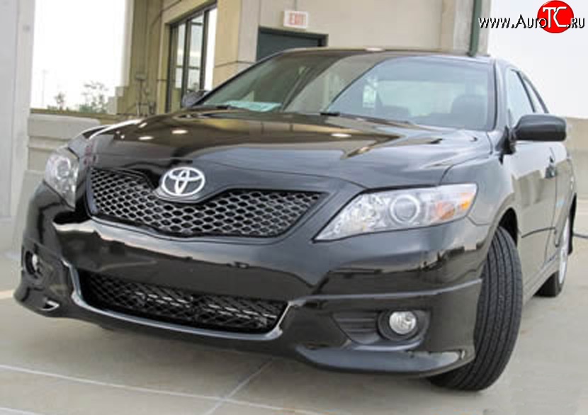 7 349 р. Накладка переднего бампера Sport Edition Toyota Camry XV40 рестайлинг (2009-2011) (Неокрашенная)  с доставкой в г. Кемерово