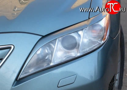 2 549 р. Реснички Sport Edition рестайлинг (09-11) Toyota Camry XV40 рестайлинг (2009-2011) (Неокрашенные)  с доставкой в г. Кемерово