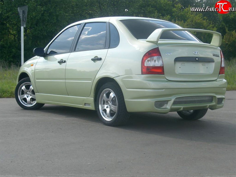 2 439 р. Спойлер SSR  Лада Калина  1118 (2004-2013) седан (Неокрашенный)  с доставкой в г. Кемерово