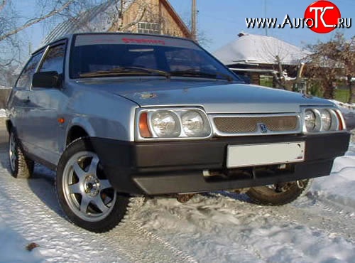 3 449 р. Накладки Дакар на фары Лада 2109 (1987-2004) (Неокрашенные)  с доставкой в г. Кемерово