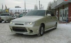 5 699 р. Передний бампер Лукойл Спорт  Лада 2110 - 2112 (Неокрашенный)  с доставкой в г. Кемерово. Увеличить фотографию 2