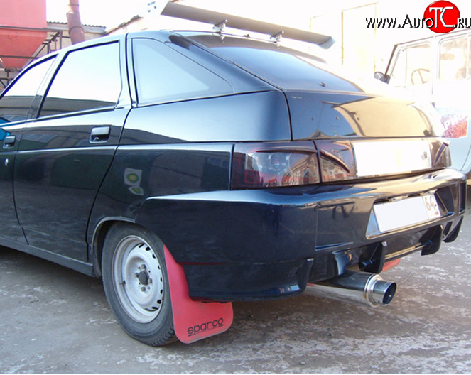 3 399 р. Задний бампер M-VRS V1 Лада 2112 хэтчбек (1999-2008) (Неокрашенный)  с доставкой в г. Кемерово