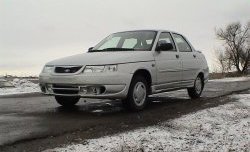 3 899 р. Передний бампер Spider Лада 2110 седан (1995-2007) (Неокрашенный)  с доставкой в г. Кемерово. Увеличить фотографию 3