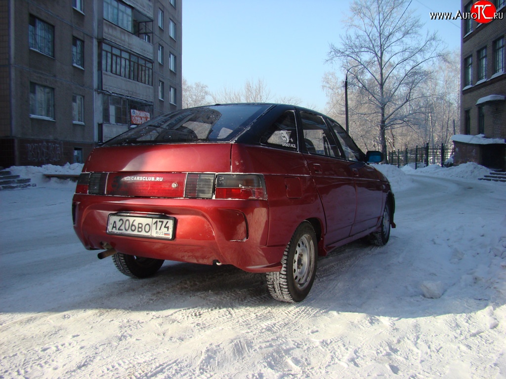 2 949 р. Задний бампер Street  Лада 2112 (1999-2009) хэтчбек, купе (Неокрашенный)  с доставкой в г. Кемерово